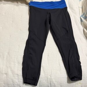 lululemon athletica Kids Leggings with Blue Waistband